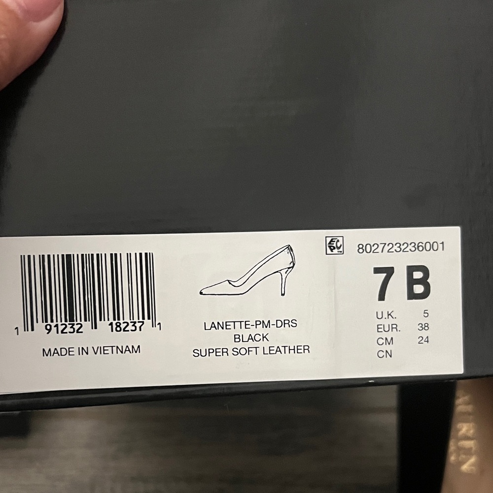 Black Super Soft Leather Women's Shoes